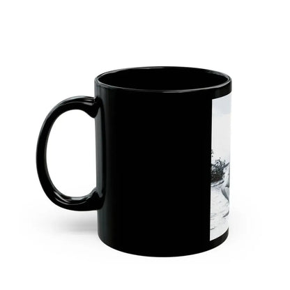 Bettie Page #447 (Vintage Female Icon) Black Coffee Mug - Go Mug Yourself