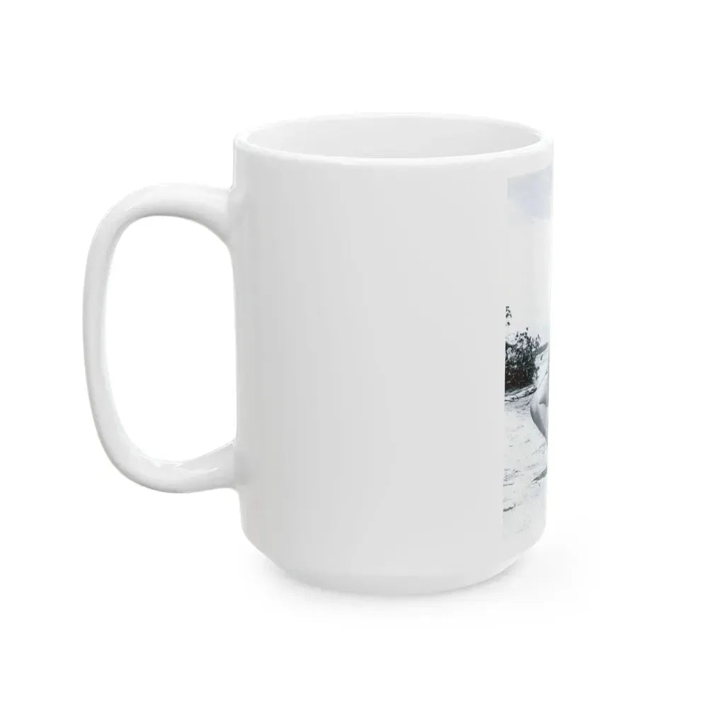 Bettie Page #447 (Vintage Female Icon) White Coffee Mug - Go Mug Yourself