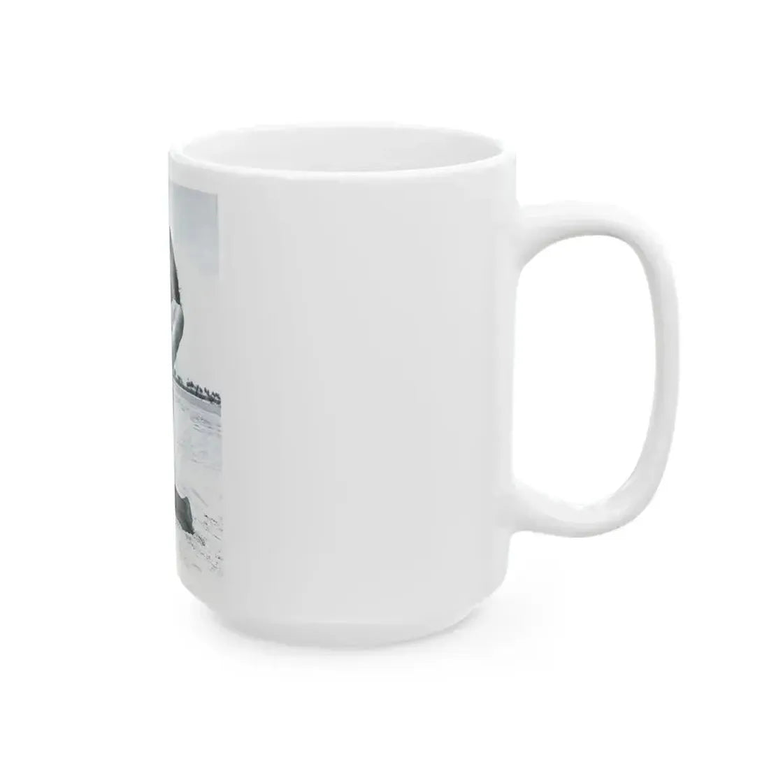 Bettie Page #447 (Vintage Female Icon) White Coffee Mug - Go Mug Yourself