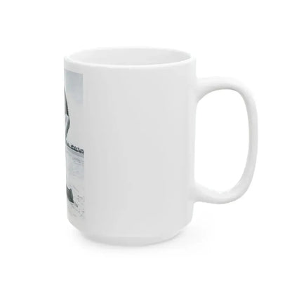 Bettie Page #447 (Vintage Female Icon) White Coffee Mug - Go Mug Yourself