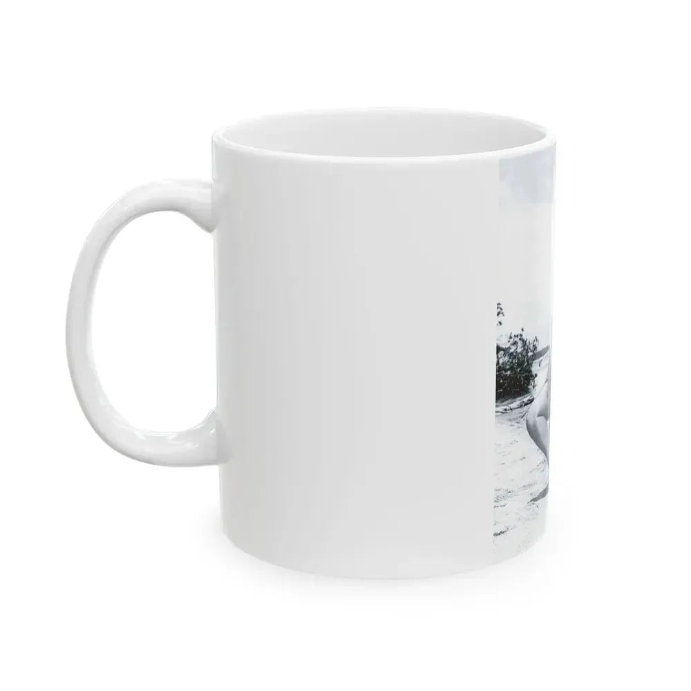Bettie Page #447 (Vintage Female Icon) White Coffee Mug - Go Mug Yourself