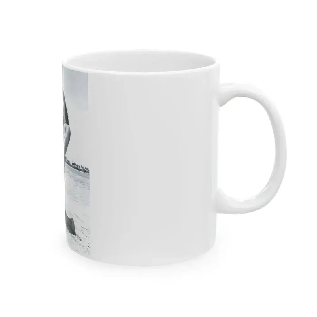 Bettie Page #447 (Vintage Female Icon) White Coffee Mug - Go Mug Yourself