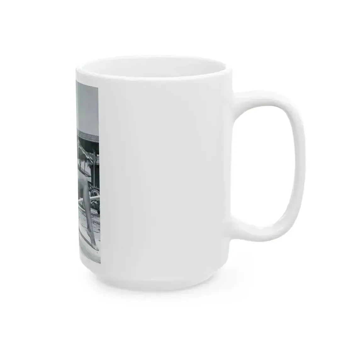 Bettie Page #449 (Vintage Female Icon) White Coffee Mug - Go Mug Yourself