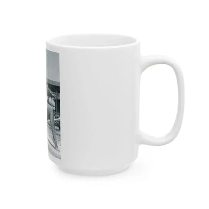 Bettie Page #449 (Vintage Female Icon) White Coffee Mug - Go Mug Yourself