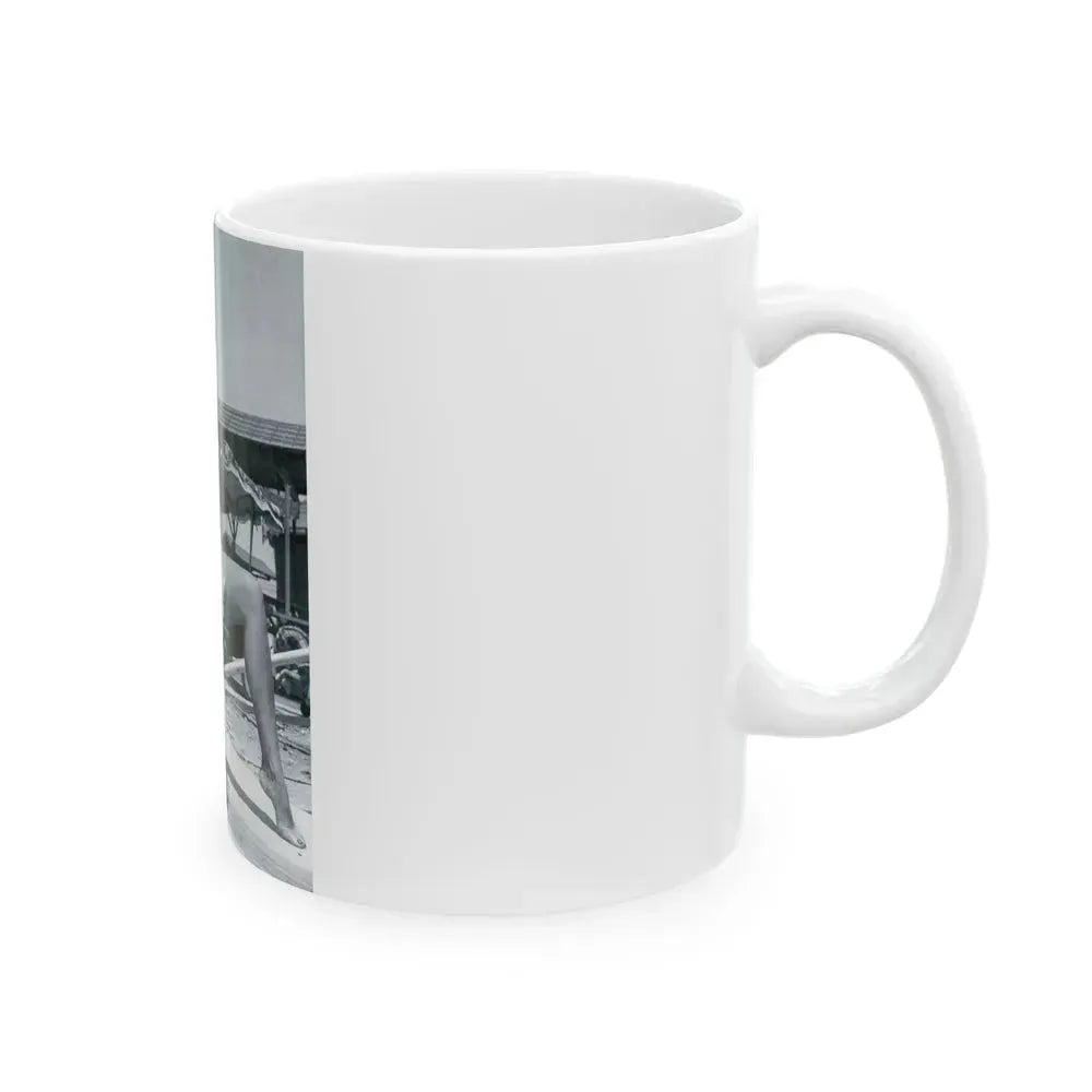 Bettie Page #449 (Vintage Female Icon) White Coffee Mug - Go Mug Yourself
