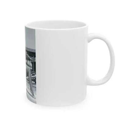 Bettie Page #449 (Vintage Female Icon) White Coffee Mug - Go Mug Yourself