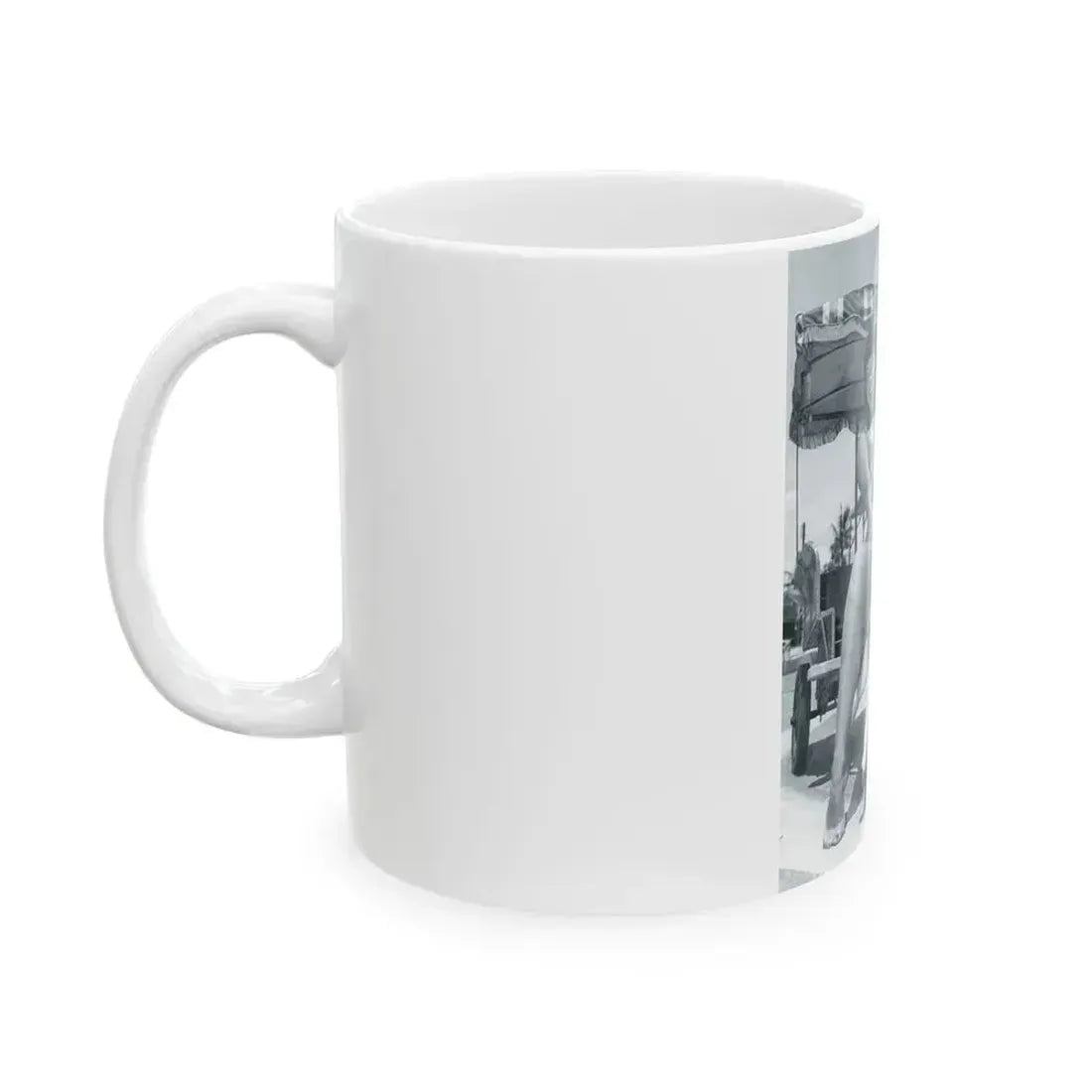 Bettie Page #449 (Vintage Female Icon) White Coffee Mug - Go Mug Yourself