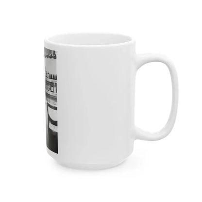 Bettie Page #45 (Vintage Female Icon) White Coffee Mug - Go Mug Yourself