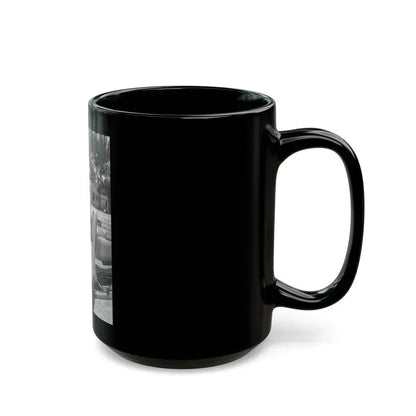 Bettie Page #450 (Vintage Female Icon) Black Coffee Mug - Go Mug Yourself