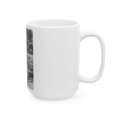 Bettie Page #450 (Vintage Female Icon) White Coffee Mug - Go Mug Yourself
