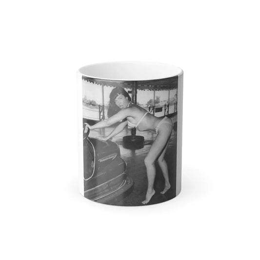 Bettie Page #451 (Vintage Female Icon) Color Changing Coffee Mug 11oz - Go Mug Yourself