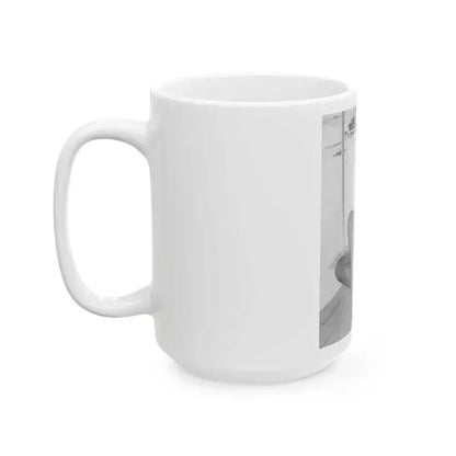 Bettie Page #452 (Vintage Female Icon) White Coffee Mug - Go Mug Yourself