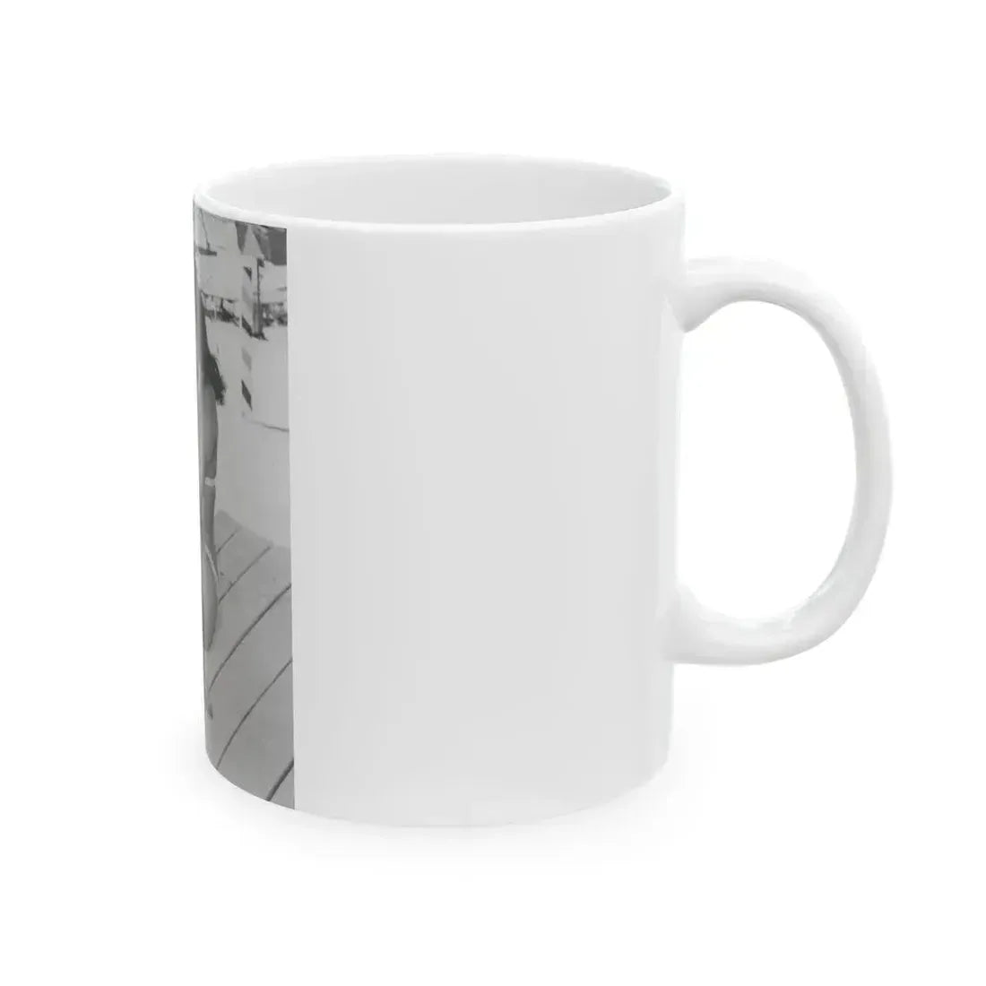 Bettie Page #452 (Vintage Female Icon) White Coffee Mug - Go Mug Yourself