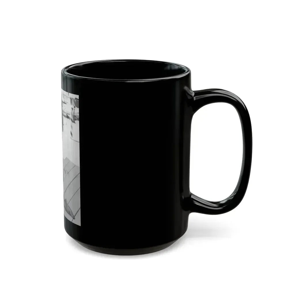 Bettie Page #453 (Vintage Female Icon) Black Coffee Mug - Go Mug Yourself