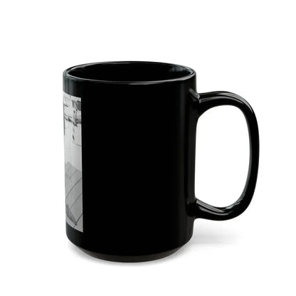 Bettie Page #453 (Vintage Female Icon) Black Coffee Mug - Go Mug Yourself