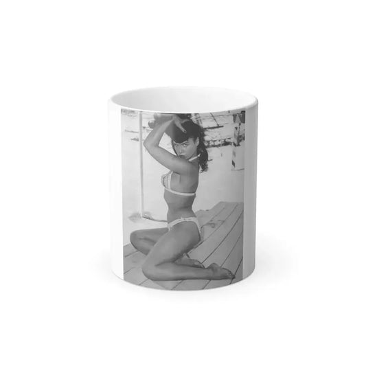 Bettie Page #453 (Vintage Female Icon) Color Changing Mug 11oz 11oz - Go Mug Yourself