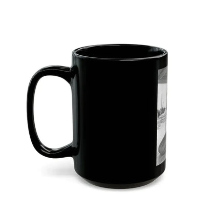 Bettie Page #454 (Vintage Female Icon) Black Coffee Mug - Go Mug Yourself