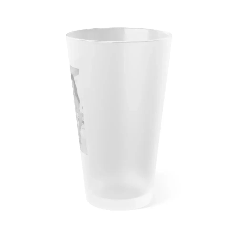 Bettie Page #454 (Vintage Female Icon) Frosted Pint Glass 16oz - Go Mug Yourself