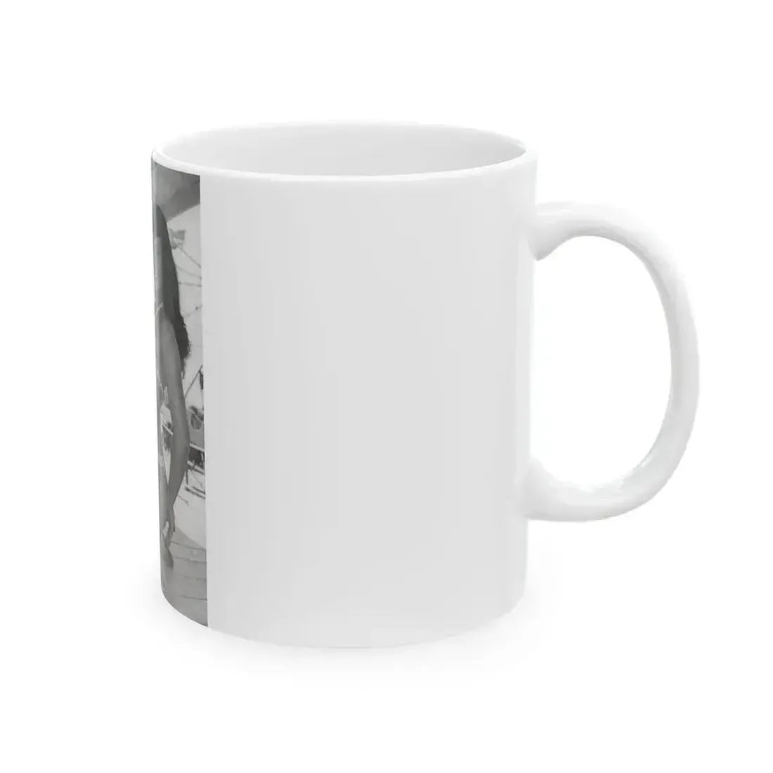 Bettie Page #454 (Vintage Female Icon) White Coffee Mug - Go Mug Yourself