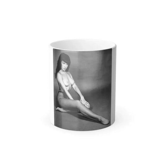 Bettie Page #455 (Vintage Female Icon) Color Changing Mug 11oz 11oz - Go Mug Yourself