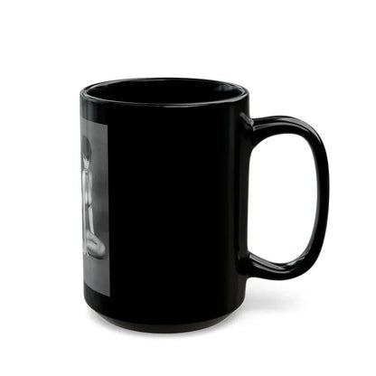 Bettie Page #456 (Vintage Female Icon) Black Coffee Mug - Go Mug Yourself