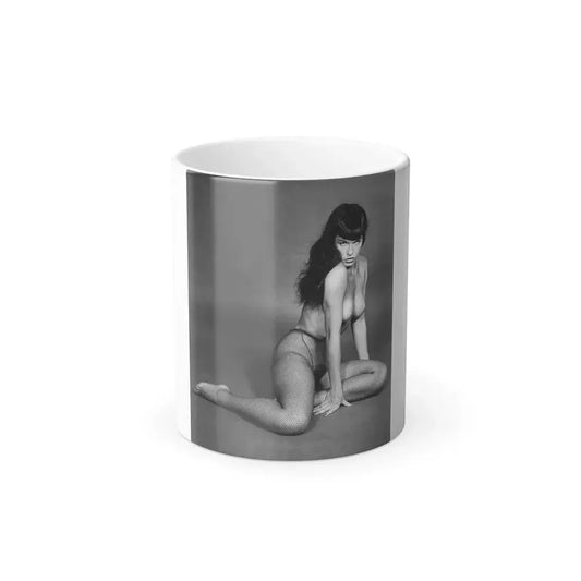 Bettie Page #456 (Vintage Female Icon) Color Changing Mug 11oz 11oz - Go Mug Yourself