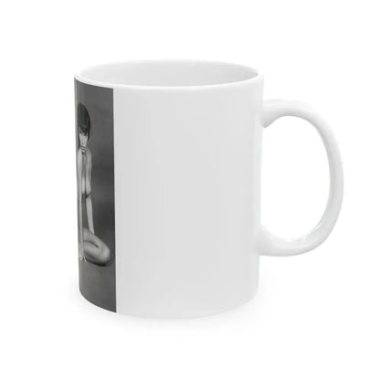Bettie Page #456 (Vintage Female Icon) White Coffee Mug - Go Mug Yourself