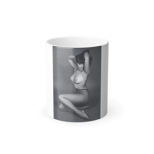 Bettie Page #457 (Vintage Female Icon) Color Changing Mug 11oz 11oz - Go Mug Yourself