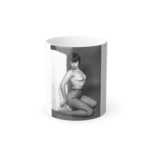 Bettie Page #458 (Vintage Female Icon) Color Changing Mug 11oz 11oz - Go Mug Yourself