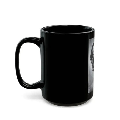 Bettie Page #459 (Vintage Female Icon) Black Coffee Mug - Go Mug Yourself