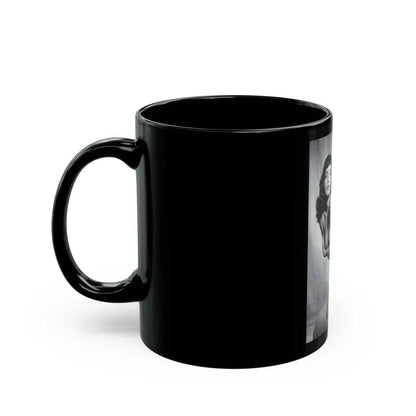Bettie Page #459 (Vintage Female Icon) Black Coffee Mug - Go Mug Yourself