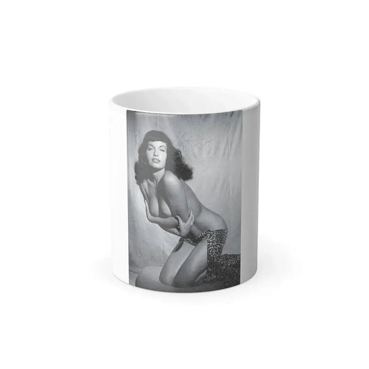 Bettie Page #459 (Vintage Female Icon) Color Changing Mug 11oz 11oz - Go Mug Yourself