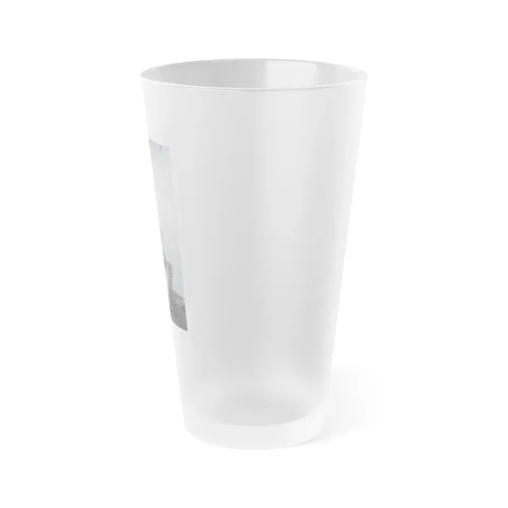 Bettie Page #459 (Vintage Female Icon) Frosted Pint Glass 16oz - Go Mug Yourself
