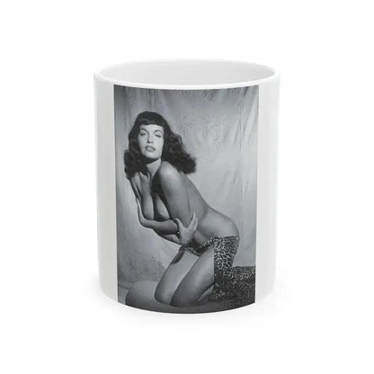Bettie Page #459 (Vintage Female Icon) White Coffee Mug 11oz - Go Mug Yourself
