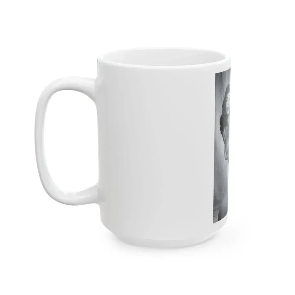 Bettie Page #459 (Vintage Female Icon) White Coffee Mug - Go Mug Yourself