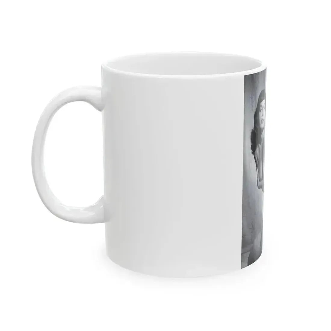 Bettie Page #459 (Vintage Female Icon) White Coffee Mug - Go Mug Yourself