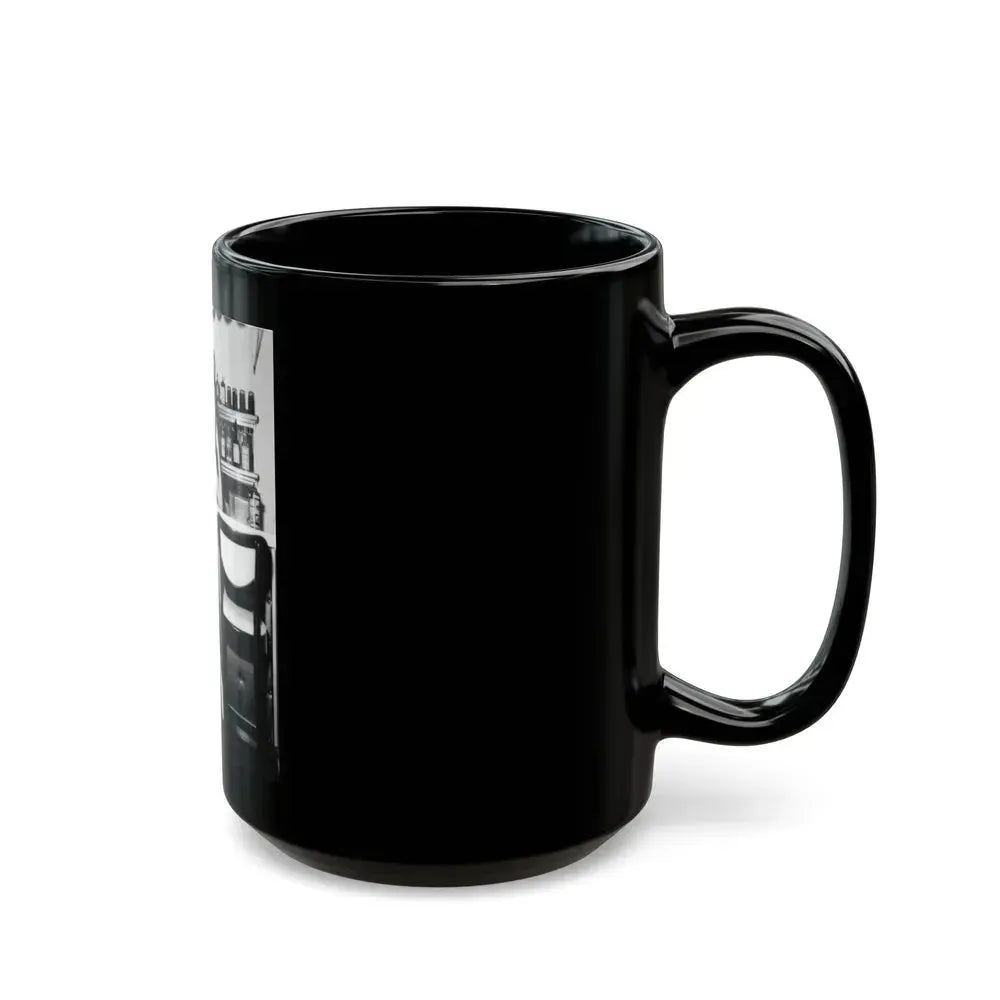Bettie Page #46 (Vintage Female Icon) Black Coffee Mug - Go Mug Yourself