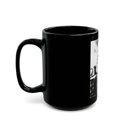 Bettie Page #46 (Vintage Female Icon) Black Coffee Mug - Go Mug Yourself