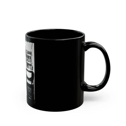 Bettie Page #46 (Vintage Female Icon) Black Coffee Mug - Go Mug Yourself