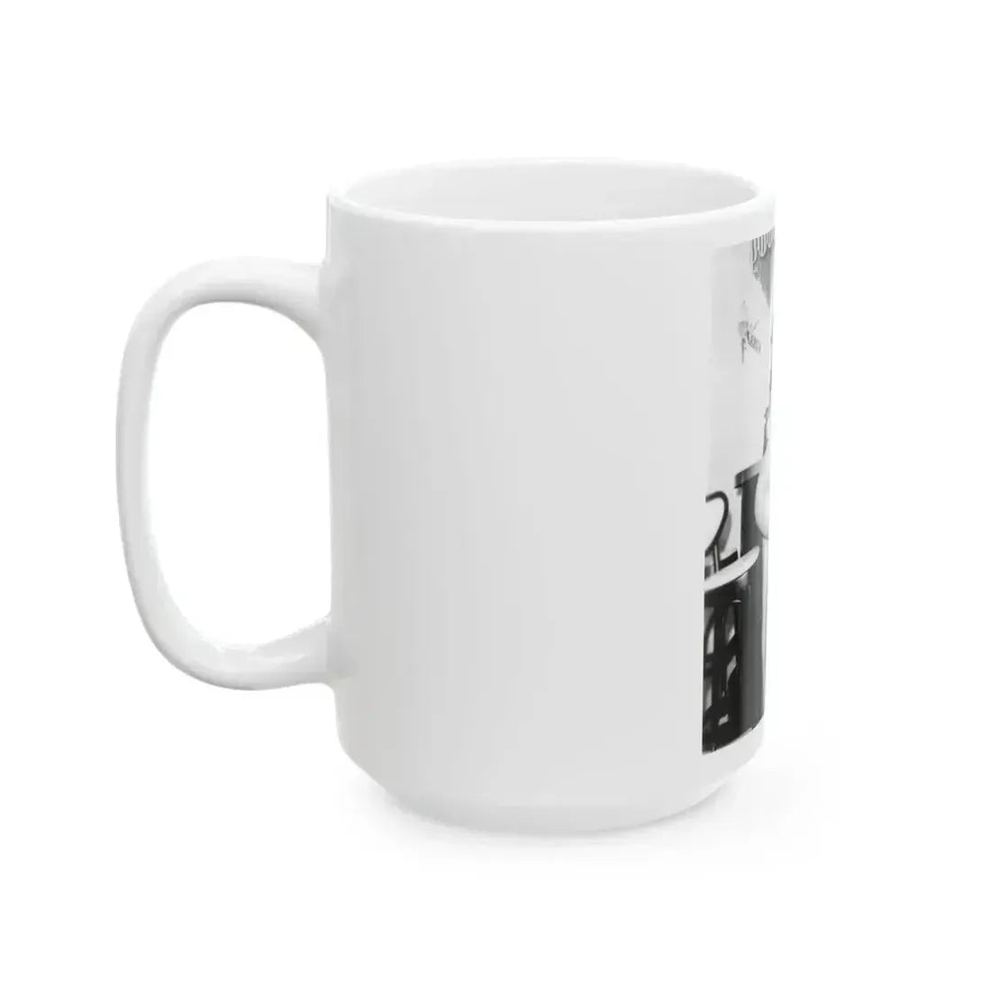 Bettie Page #46 (Vintage Female Icon) White Coffee Mug - Go Mug Yourself