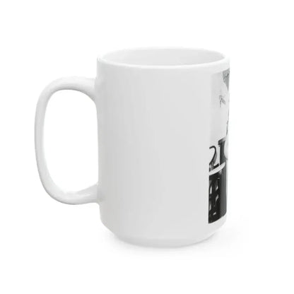 Bettie Page #46 (Vintage Female Icon) White Coffee Mug - Go Mug Yourself