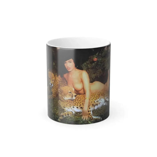 Bettie Page #461 (Vintage Female Icon) Color Changing Mug 11oz 11oz - Go Mug Yourself