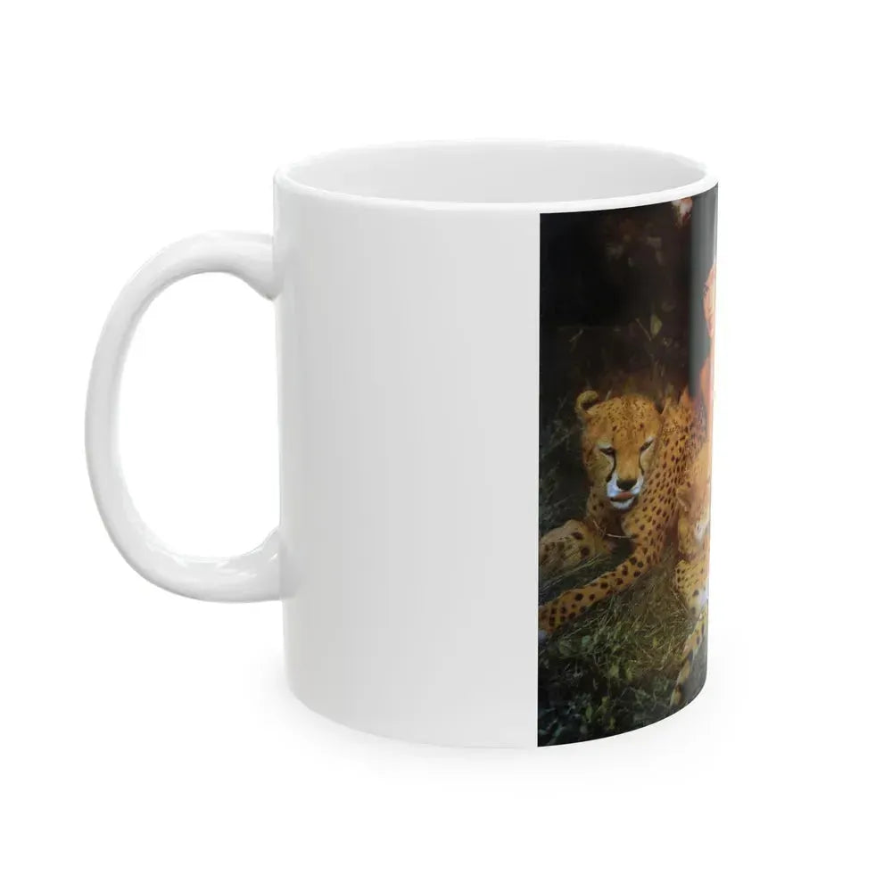 Bettie Page #461 (Vintage Female Icon) White Coffee Mug - Go Mug Yourself