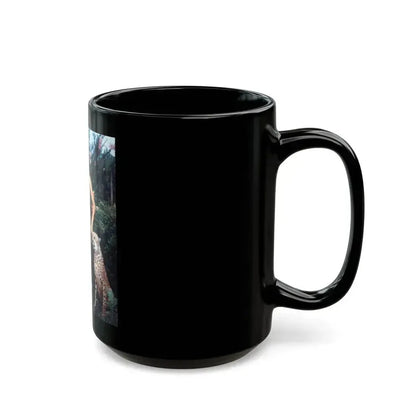 Bettie Page #462 (Vintage Female Icon) Black Coffee Mug - Go Mug Yourself