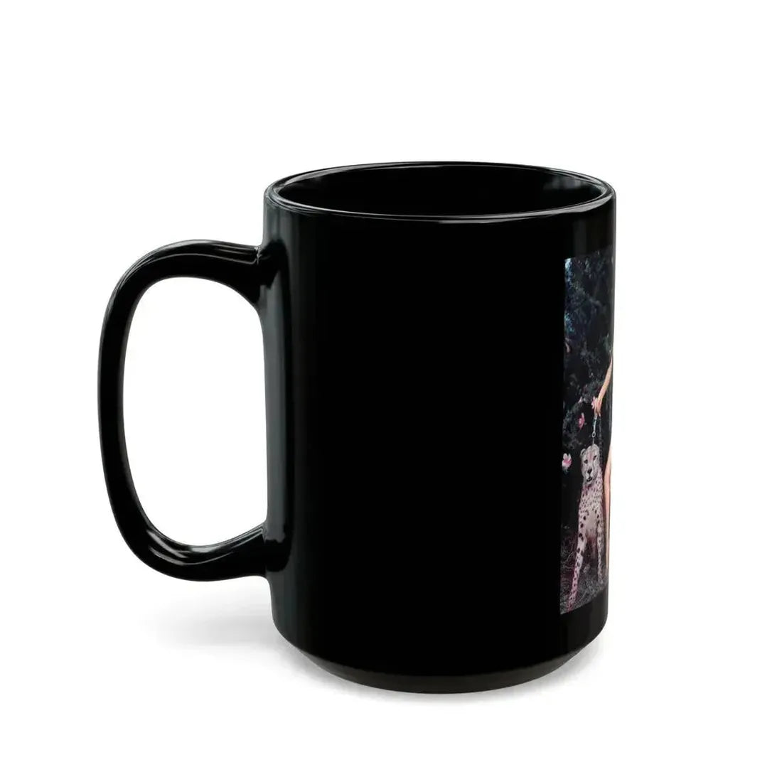 Bettie Page #462 (Vintage Female Icon) Black Coffee Mug - Go Mug Yourself