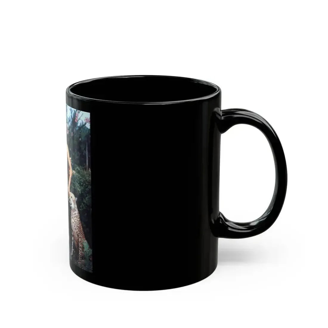Bettie Page #462 (Vintage Female Icon) Black Coffee Mug - Go Mug Yourself