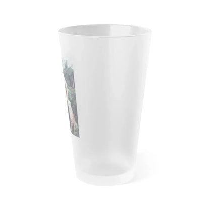 Bettie Page #462 (Vintage Female Icon) Frosted Pint Glass 16oz - Go Mug Yourself