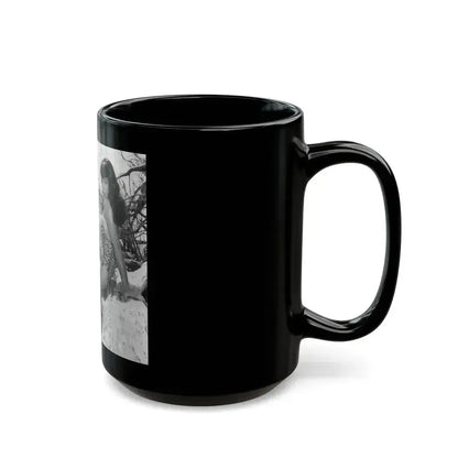 Bettie Page #464 (Vintage Female Icon) Black Coffee Mug - Go Mug Yourself