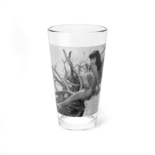 Bettie Page #464 (Vintage Female Icon) Pint Glass 16oz 16oz - Go Mug Yourself