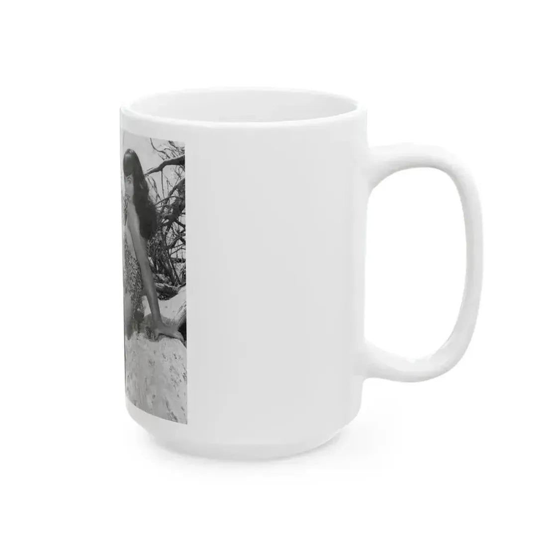 Bettie Page #464 (Vintage Female Icon) White Coffee Mug - Go Mug Yourself